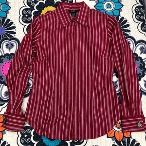 💙2/$20 button down with jeweled cuff links